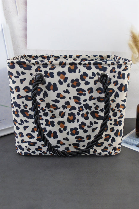 Leopard Waterproof Canvas Toiletry Bag