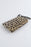 Cheetah Print Zip Closure Mini Wristlet Purse