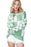 Mint Green Plaid Knitted Drop Shoulder Sweater