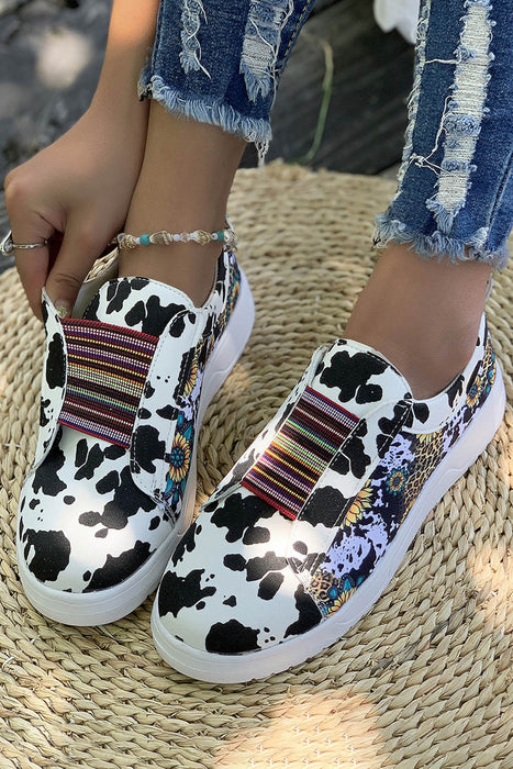 Multicolor Casual Spots Serape Sneakers