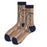 Mid-calf Length Men's Socks Cotton Fashion Geometry Pattern Stripes