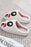 White Christmas LOVE Letter Graphic Fuzzy Slipper