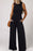 Black Sleeveless High Waist Wide Leg Jumpsuit