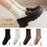 White Women's Mid-tube Socks Solid Color