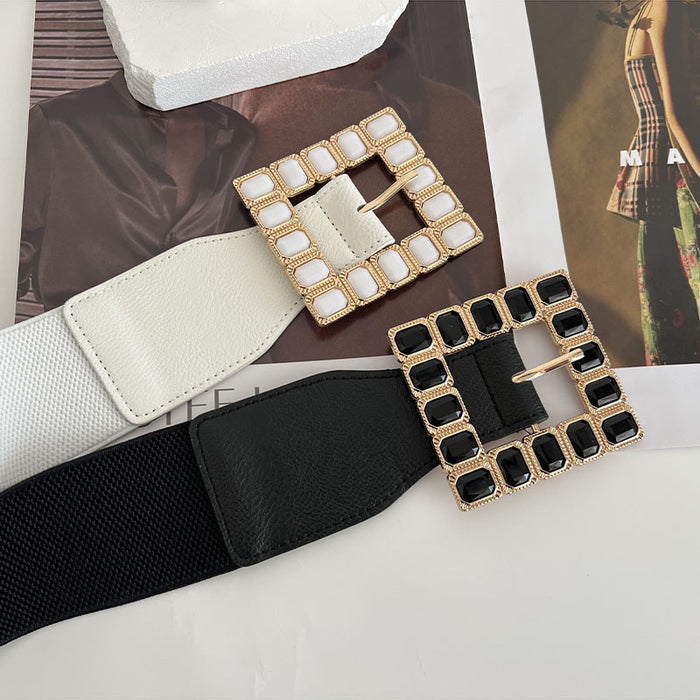 New Rhinestone Pin Buckle Belt Women