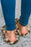 Camel Leopard Print Fuzzy Home Slippers