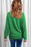 Green St Patricks LUCKY Chenille Letter Graphic Sweatshirt