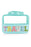 Black TRAVEL Chenille Letter Clear PVC Makeup Bag