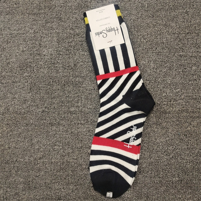 New Mid-High Tube Cute Polka Dot Love INS Four Seasons Tube Socks