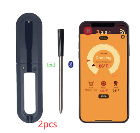 Bluetooth BBQ Thermometer Probe