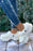 White Plush Lining Winter Hollowed Thick Sole Clogs