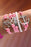 Pink LOVE Token Multi-layer Valentines Bracelet