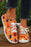 Russet Orange Halloween Ghouls & Pumpkin Sneakers