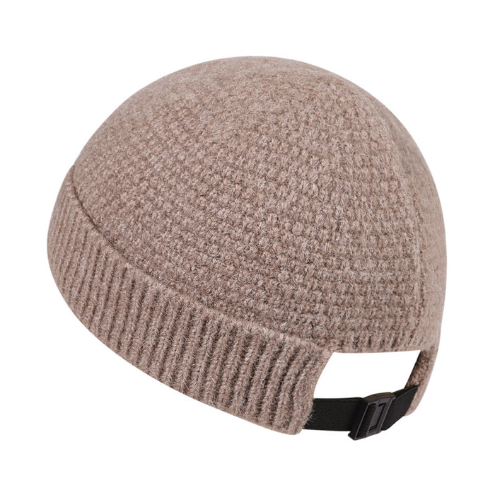 Outdoor Autumn And Winter Warm Hemming Knitted Woolen Cap