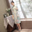 Women's Medium Length Cheongsam With Suede And Aodai Dress