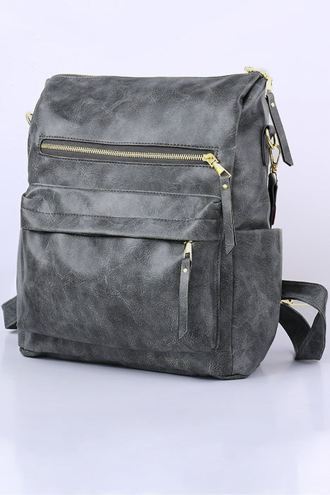 Black Casual Versatile Backpack