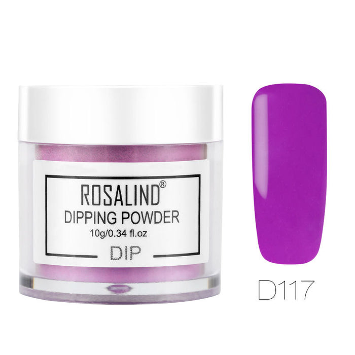 Nail polish powder for natural nails