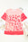 Pink Leopard Bleached Boyfriend Tunic T Shirt