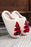 White Fuzzy Tree Pattern Christmas Fashion Home Slippers