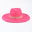 European And American Panama Big Brim Imitation Wool Felt Jazz Denim Top Hat