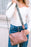 Rose Pink Tassel Decor Retro Leather Bag