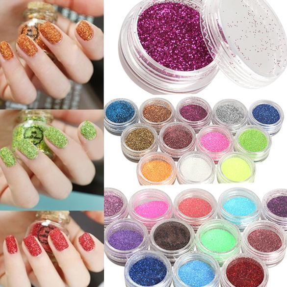 24 Color 3D Nail Art Decoration