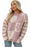 Purple Orchid Petal Checkered and Striped Knitted Sweater