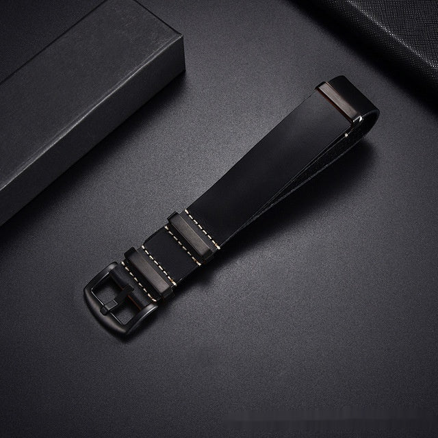 Retro Top Layer Cow Leather Watch Strap