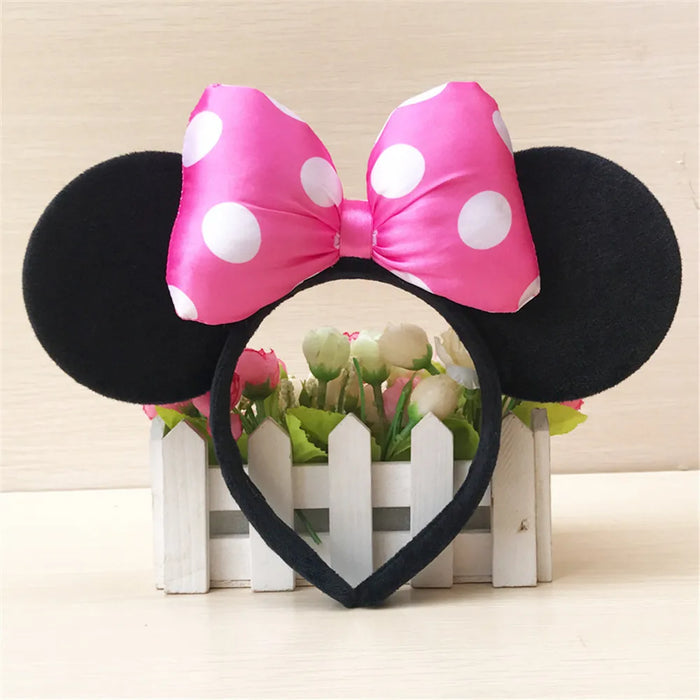 Prowow Lovely Dot Minnie Ears Headbands for Baby Girl Minnie Headband Baby Girl Accessories Kids Hair Headwear