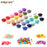 10pcs Baby Teething Toys Pearl Silicone Beads Lentil 12mm Bpa Free Silicone Diy Teether Teething Necklace Jewelry Bead Baby Care