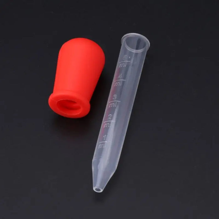 5ml Silicone Pipette Liquid Food Dropper Plastic Baby Feeding Dropper Spoon Burette Infant Utensils