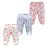 3PCS/lot Baby Pants 100% Cotton Autumn Spring Newborn Baby Boys Girls Trousers Kid Wear Infant Toddler Cartoon For Baby Clothing