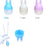 Baby Care Nasal Aspirator Silicone Baby Nose Clean Infant  Wash Baby Nose Nasal Infant Preventing Backflow Aspirator Baby Safety