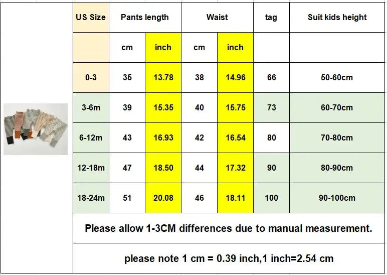 Soft breathable newborn baby clothes autumn winter cotton stripe infant boy and girls legging toddler pants warm clothing Xmas