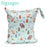 [Sigzagor]Wet Dry Bag With Two Zippered Baby Diaper Bag Nappy Bag Waterproof Reusable Washable