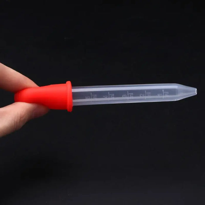 5ml Silicone Pipette Liquid Food Dropper Plastic Baby Feeding Dropper Spoon Burette Infant Utensils