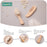 Baby Care Hair Wooden Handle Goat Hair Brush Baby Hairbrush Newborn Infant Comb Head Massager For Baby Shower Pure Natural Wool