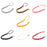 Leather Woven Alloy Colorful Pacifier Chain Braided Clip Holder Baby Feeding Teether Accessories