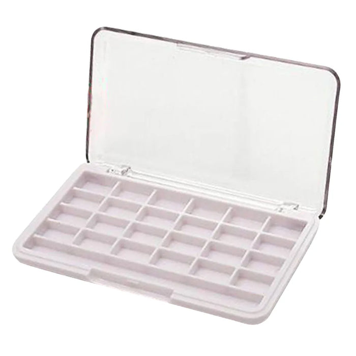 24 Grids DIY Empty Eyeshadow Palette Pallet Box Blusher Lipstick Lip Gloss Blush Powder Holder Case with Brush Slot