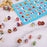 100pcs/box Map Tacks National Flag Glue Thumbtack Push Pins Notice Board Markers Office School Supply