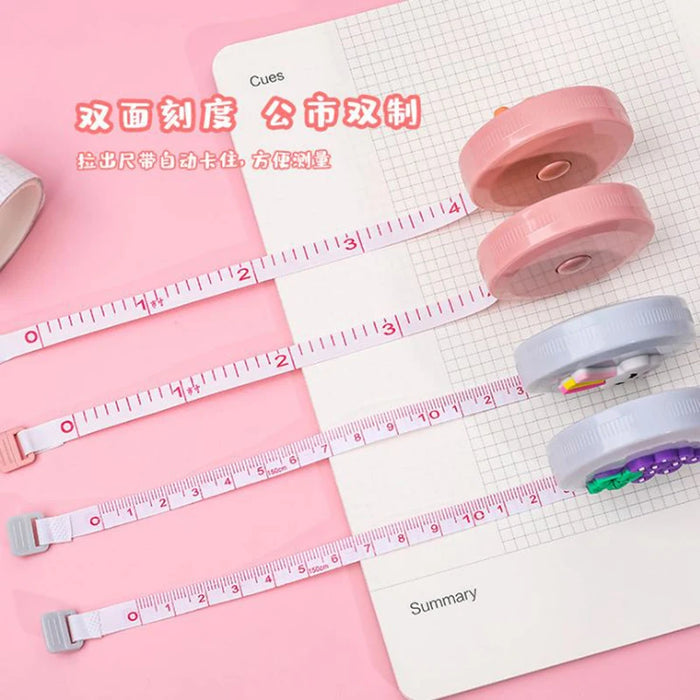 1PCS 150cm*7cm Body Measuring Ruler Sewing Tailor Tape Measure Soft Flat Sewing Ruler Meter Sewing Fashion Design school supply