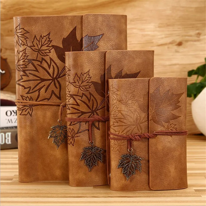 A5 A6 A7 Travelers Vintage Notebook PU Leather Blank Kraft Diary Note Book Journal Sketchbook Stationery School Office Supplies