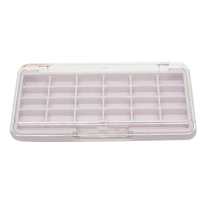 24 Grids DIY Empty Eyeshadow Palette Pallet Box Blusher Lipstick Lip Gloss Blush Powder Holder Case with Brush Slot