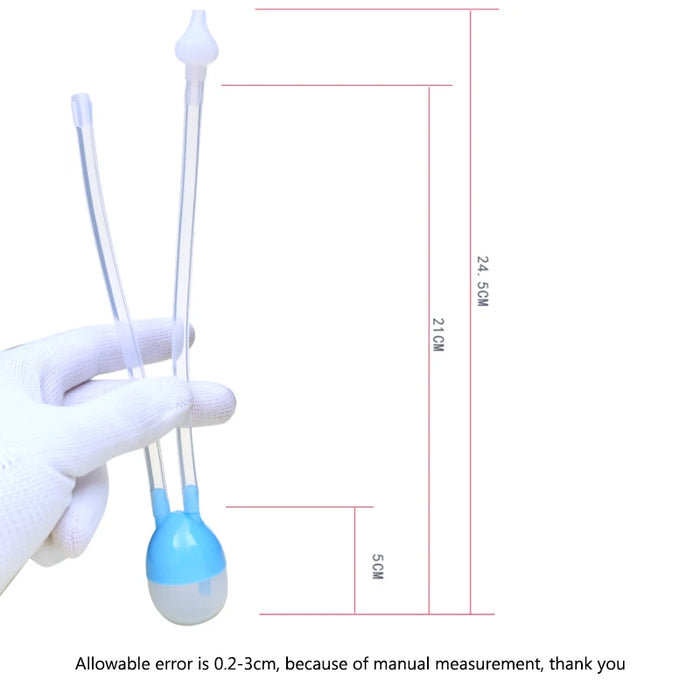 Baby Care Nasal Aspirator Silicone Baby Nose Clean Infant  Wash Baby Nose Nasal Infant Preventing Backflow Aspirator Baby Safety