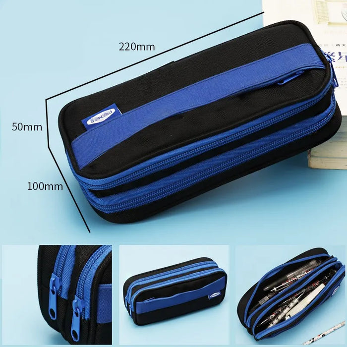 Large Capacity Pencil Case Practical New Style Storage Bag School Pencil Cases Pen Bag Box Student Office Stationery Supplies