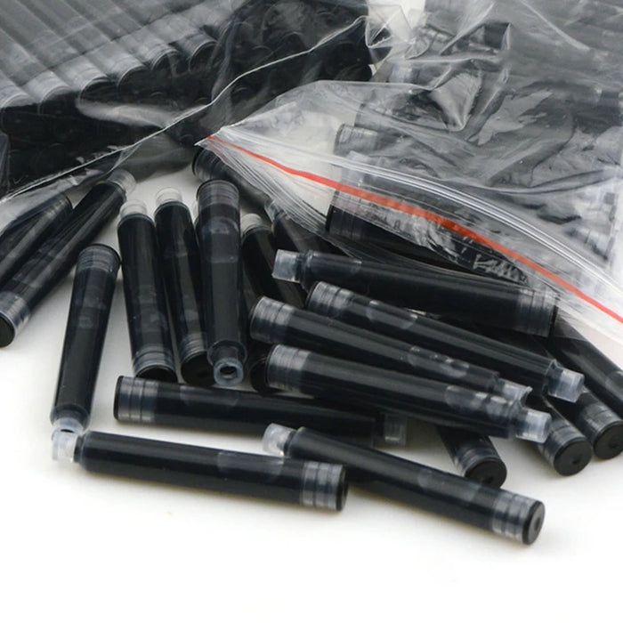 Student Fountain Pen & Replacable Ink Set Black/Blue/Red ink EF 2.6 mm School Pens Office Supplies Stationery for Writing