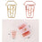 12Pcs/box Coffee Cup Gold and Rose Gold Paper Clip Bookmark Binder Clip Office Accessories Paperclips Patchwork Clip