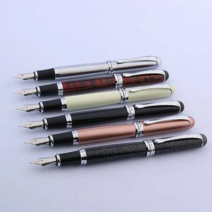 METAL Jinhao X750 Fountain Pen hot color Chessboard GIFT Medium Nib Stationery Office school supplies