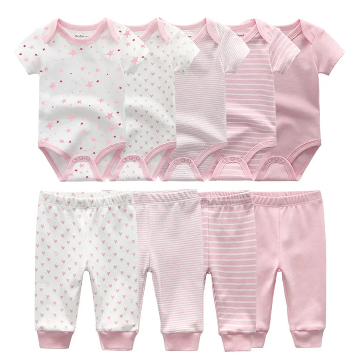 baby clothes newborn boy girl bodysuits and pants outfits toddler baby clothing cotton infant romper sets roupas de bebe