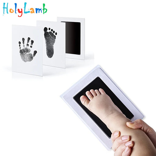 Baby Care Non-Toxic Baby Handprint Footprint Imprint Kit Baby Souvenirs Casting Newborn Footprint Ink Pad Infant Clay Toy Gift